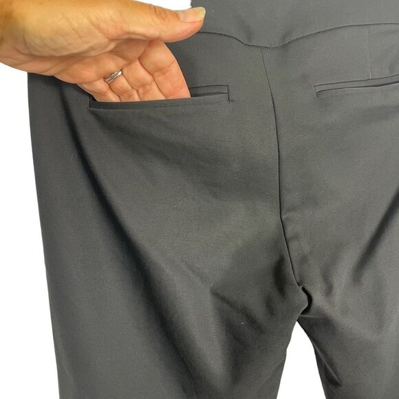 Club Monaco Center Seam Pants, Black, size 6, 65% Cotton/30%/Viscose/5% Elastane - Picture 6 of 8